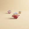 Cute pet pilot cartoon duck toy car four-wheel drive electric vehicle Specification image